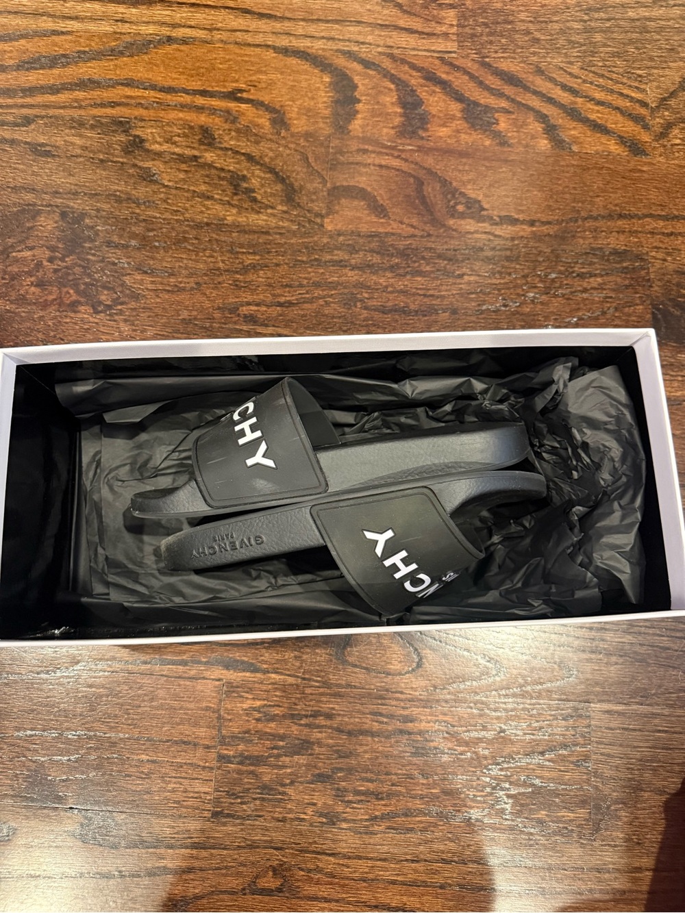 Givenchy White Box with Black Logo
